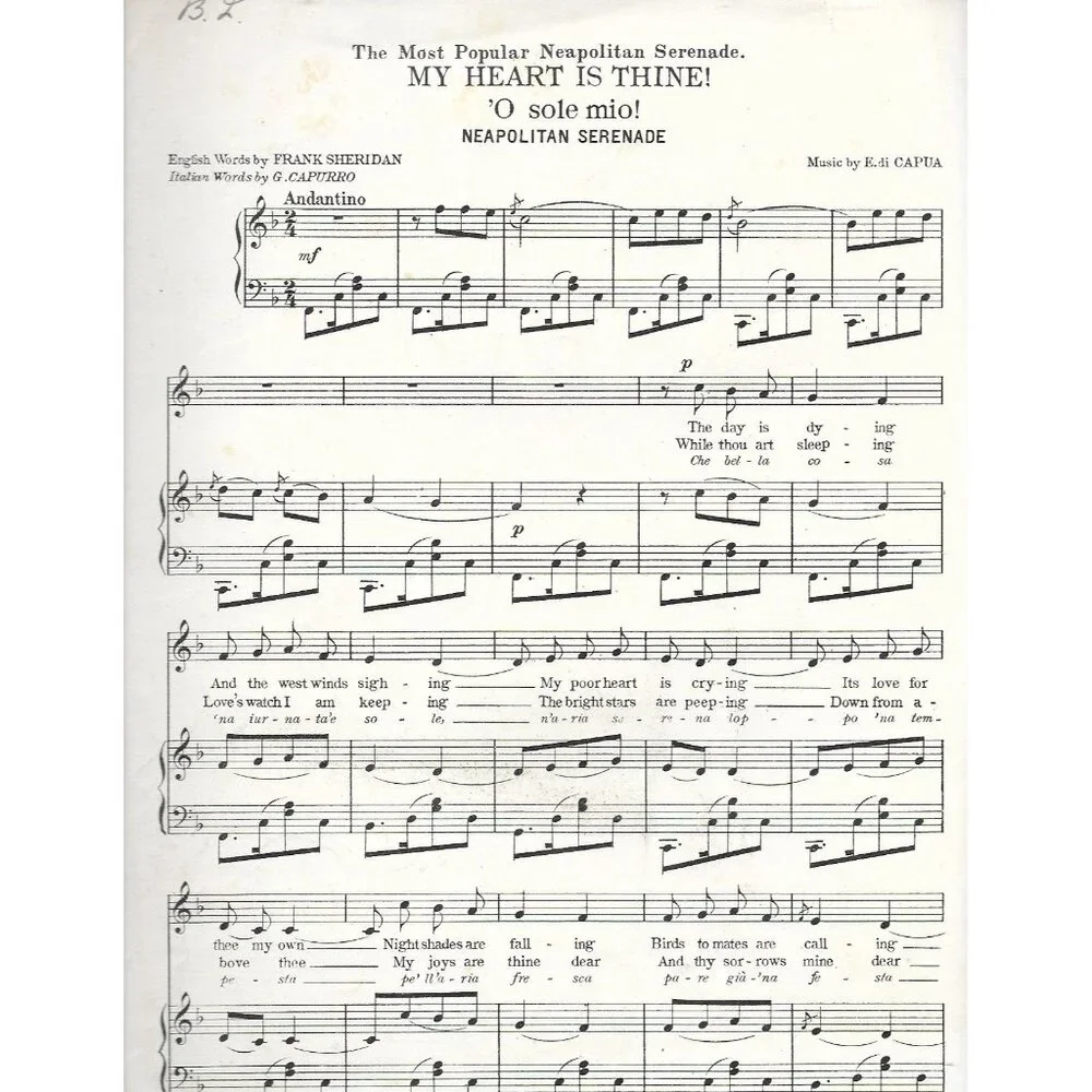 1923 Marcheta Sheet Music Victor Schertzinger Old Mexico Serenade Piano - Picture 2 of 3